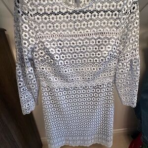 Elegant White Lace Dress